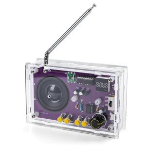 DIY FM Radio Kit with 2-Inch Speaker