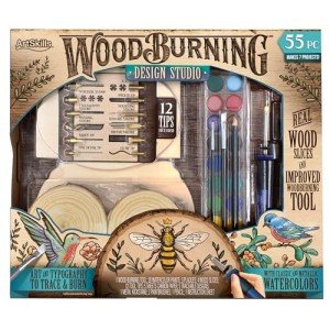 Wood Burning Tool Kit – 55-Piece Arts & Crafts Set