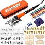76-Piece Wood Burning Tool Kit for Beginners
