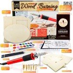 Wood Burning Kit for Beginners – 140 Pieces