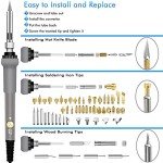 Versatile Wood Burning Kit with Adjustable Pen