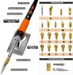 76-Piece Wood Burning Tool Kit for Beginners