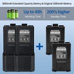 Baofeng UV-5R Long Range Handheld Radio 2-Pack