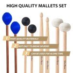 VixxNoxx 4-Pair Drum Mallets Kit with Bag