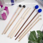 VixxNoxx 4-Pair Drum Mallets Kit with Bag