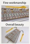 YUDNLIB Aluminum Alloy Glockenspiel Bell Kit