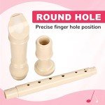 Beige Soprano Recorder for Kids - 8 Hole Flute