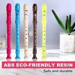 Beige Soprano Recorder for Kids - 8 Hole Flute