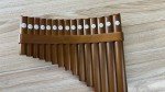 15-Pipe Brown Pan Flute in G Key