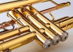 Gold Bb Trumpet with Case and Gloves Set