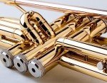 Gold Bb Trumpet with Case and Gloves Set