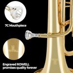 Rowell Bb Baritone Horn with Case and Accessories
