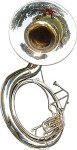 Brass Sousaphone 25 Valve Big Tuba with Bag