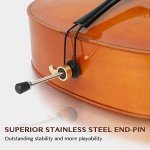 Full-Size Beginner Cello with Accessories Kit