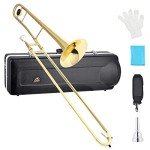 EASTROCK Bb Tenor Slide Trombone for Beginners