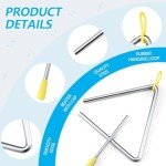 TIPTAP 6" Steel Triangle Percussion Instrument