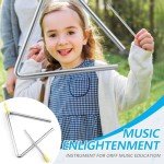 TIPTAP 6" Steel Triangle Percussion Instrument