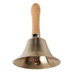 Loud Solid Brass Hand Call Bell for Active People