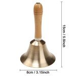 Loud Solid Brass Hand Call Bell for Active People