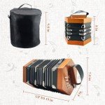 20-Key Accordion with Adjustable Straps for Beginners