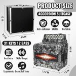 31-Key Push-Pull Accordion with Carrying Case