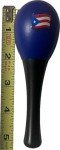 Puerto Rico Flag Music Mini Maracas (Blue)