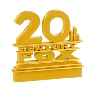 MO'FUN 20th Century Fox Logo Toy Sign - Gold