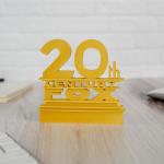 MO'FUN 20th Century Fox Logo Toy Sign - Gold