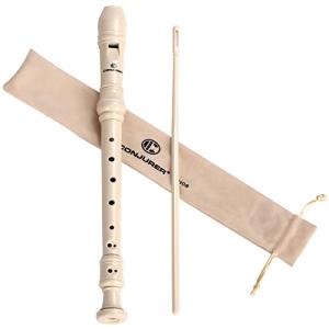 Beige Soprano Recorder for Kids - 8 Hole Flute