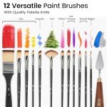 ARTALLY 62-Piece Acrylic Paint Set for All Ages