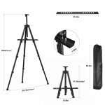 Portable Metal Art Easel Stand Set (4 Pack)