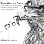 ARTEXAUS Micro Fineliner Pens - 12 Assorted Sizes