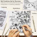 ARTEXAUS Micro Fineliner Pens - 12 Assorted Sizes