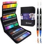 Artecho Dual Tip 72-Color Markers for Adults