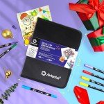 Artecho Dual Tip 72-Color Markers for Adults
