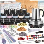 DIY Soy Candle Making Kit with Wax Melter