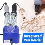 Dual Pen Wood Burning Kit with 20 Tips