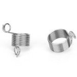 Stainless Steel Knitting Ring Thimble Set - 2pcs