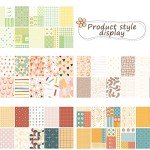 500 Vintage Aesthetic Scrapbook Paper Sheets