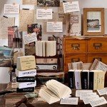 800pcs Vintage Mini Scrapbook Paper Set