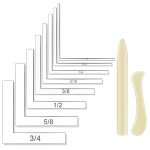 10 Creative Card Corners and Bone Folder Set