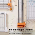 Fiskars Precision Paper Trimmer for Easy Crafting