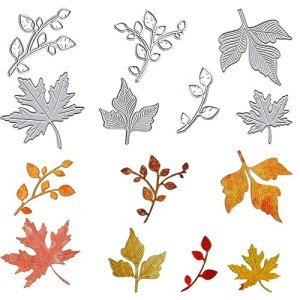 Autumn Leaves Metal Cutting Dies for Crafting