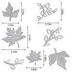 Autumn Leaves Metal Cutting Dies for Crafting