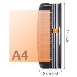 WORKLION Portable Paper Trimmer for Crafts and Labels