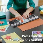 WORKLION Portable Paper Trimmer for Crafts and Labels