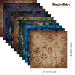 Vintage Aesthetic Scrapbook Paper Pad – 24 Sheets