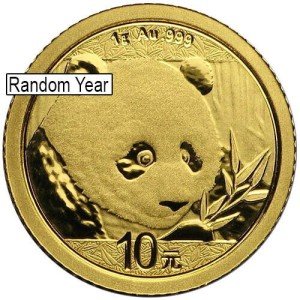 1 Gram Sealed Chinese Gold Panda Coin