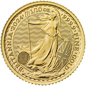2024 Great Britain Gold Britannia £10 Coin