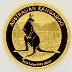 2014 1/4 OZ Australian Kangaroo Gold Coin